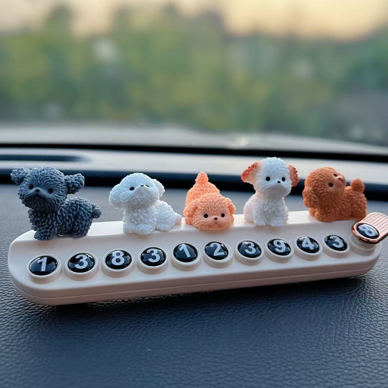 넘버링카 자동차 전화번호판 주차번호판 공룡 귀요미 강아지 주차알림판 주차안내판, 1개, 오색+하양 8,200원