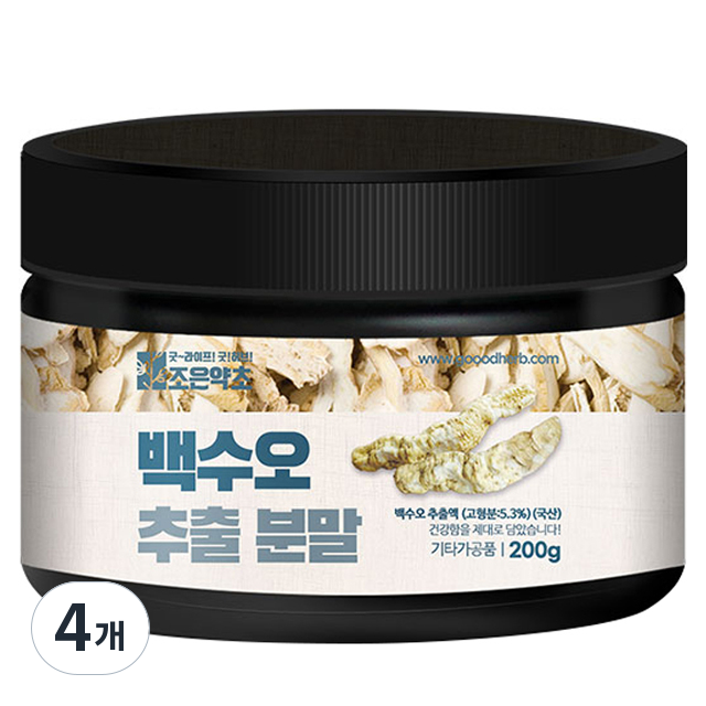 조은약초 백수오 추출분말, 4개, 200g 52,440원