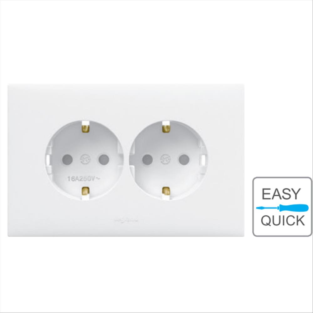 르그랑 아펠라 접지콘센트 2구 가로형_화이트, 1개 4,200원