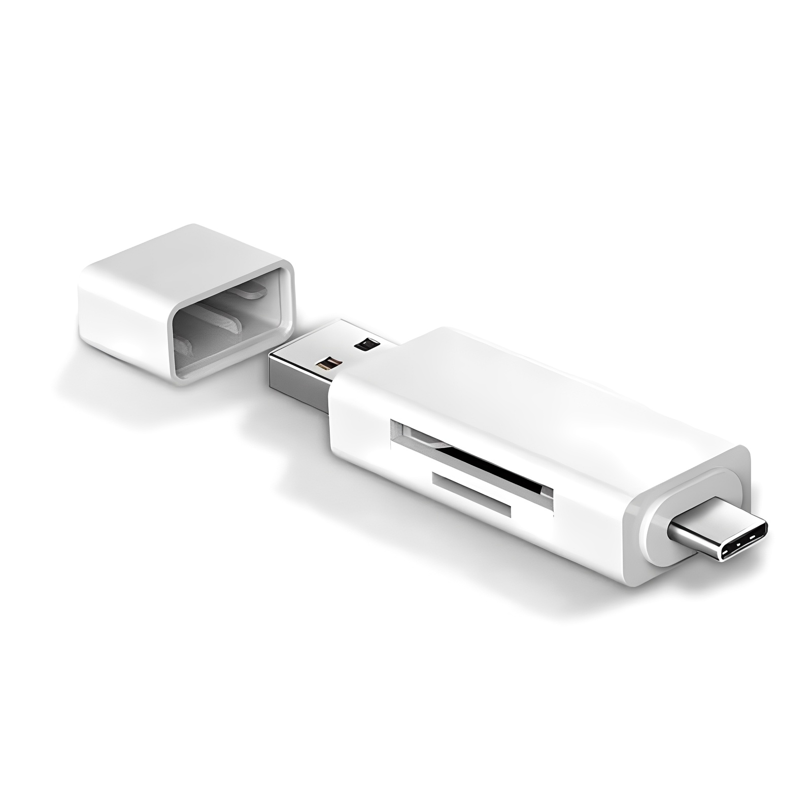 라온 USB 3.0 C타입 카드 리더기, CR-100C, 화이트, 1개 8,920원