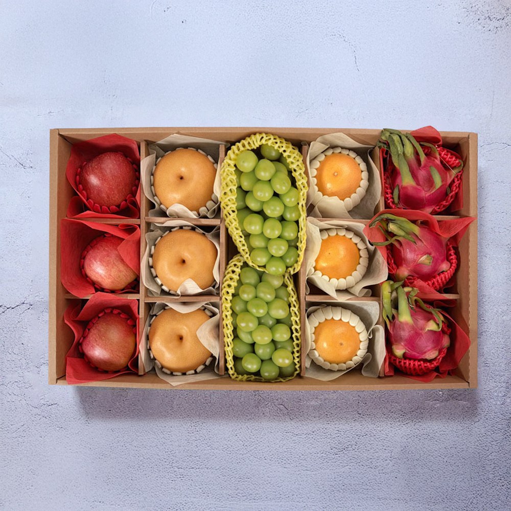 2026 설날 프리미엄 과일 선물세트 사과/배/샤인머스켓/자몽/용과 103,900원