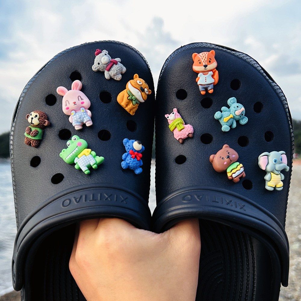 동행 동물친구들 파츠 11pcs 세트 동물 캐릭터 지비츠 슬리퍼 꾸미기 악세사리 7,500원