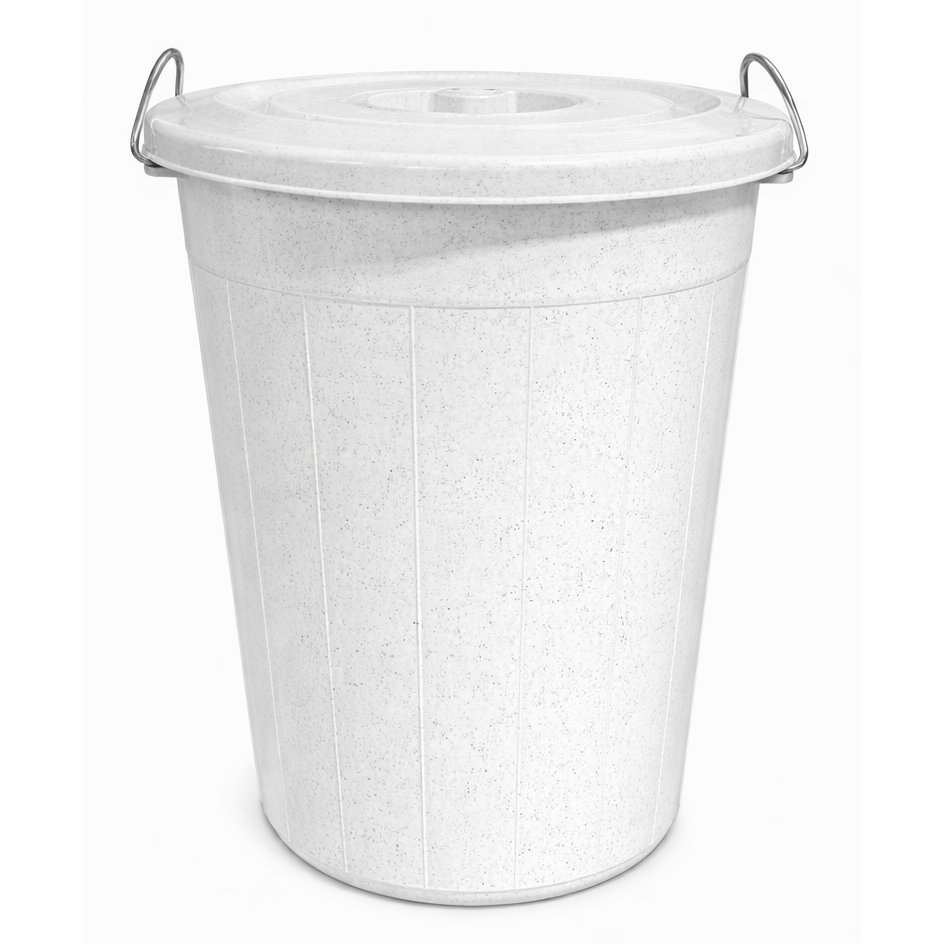 나코 파란통 하얀색 대형플라스틱통 업소용 대형통 대형휴지통 다용도, 화이트마블 19,900원