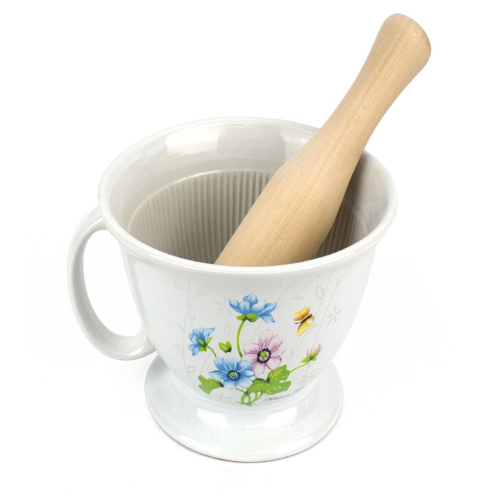 이샵 도자기 신 손잡이절구 세트 마늘절구통 주방절구 깨갈이절구 11,700원