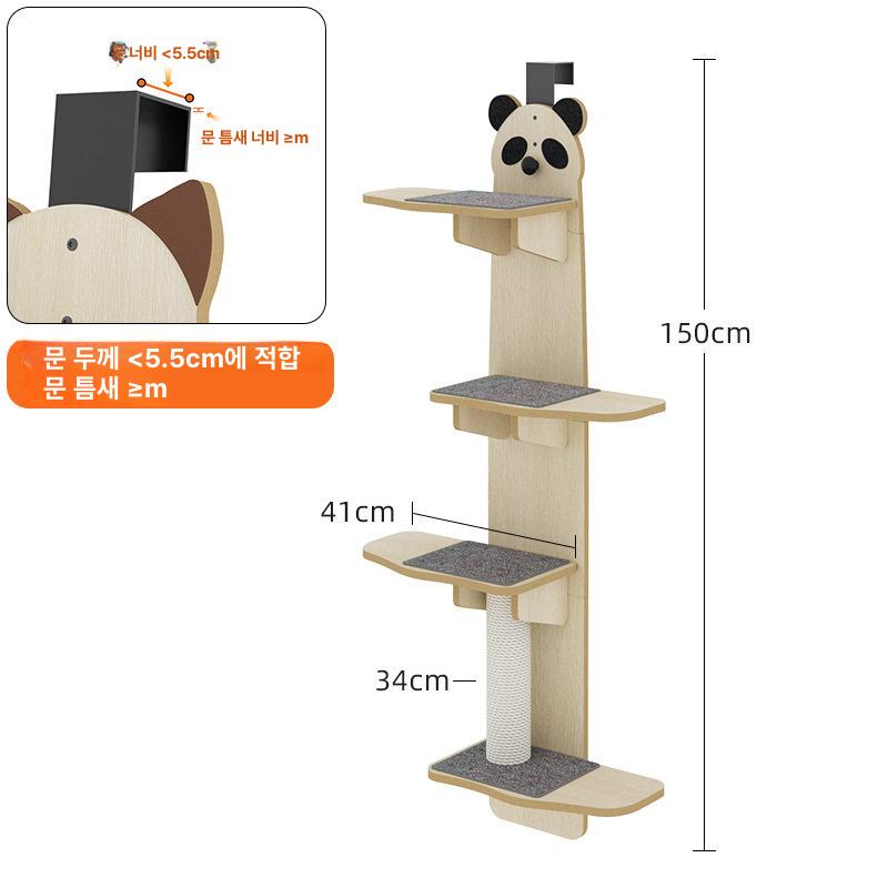 문걸이 캣타워 방문걸이 원룸 스크래쳐 도어 12mm 옐로우 오크 팬더 52,500원