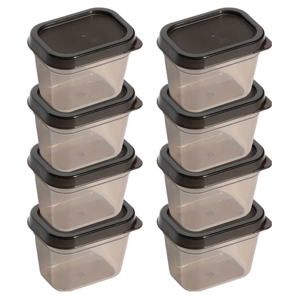 비트리 휘어지는 냉동실 정리 이유식 큐브용기 100ml, 1개입, 8개, 현재가 12,700원