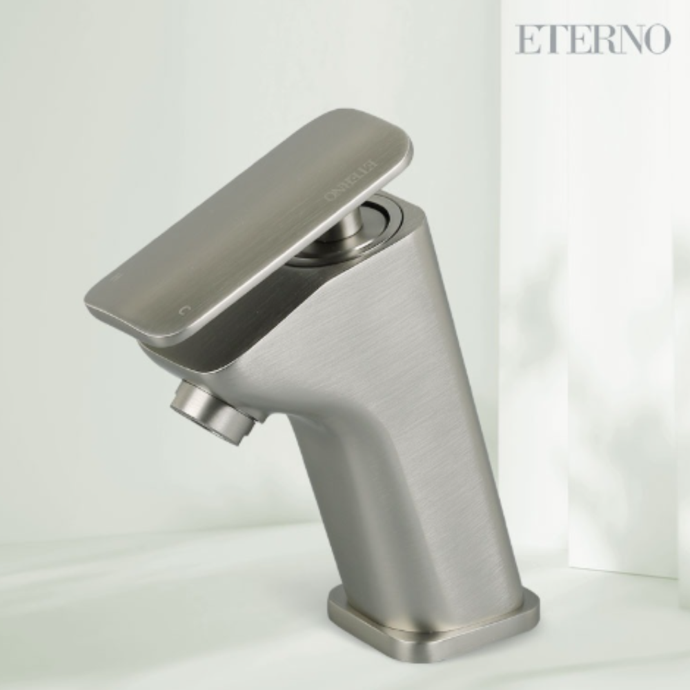 에떼르노수전 무광 니켈 세면대 원홀 수전 E8-1001NBM 106,000원