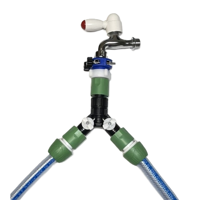 대복 원터치 수도꼭지에 끼우는 두갈래 연결구 녹색 1619 커넥터 물호스 수도꼭지 연결 2방향 13,000원