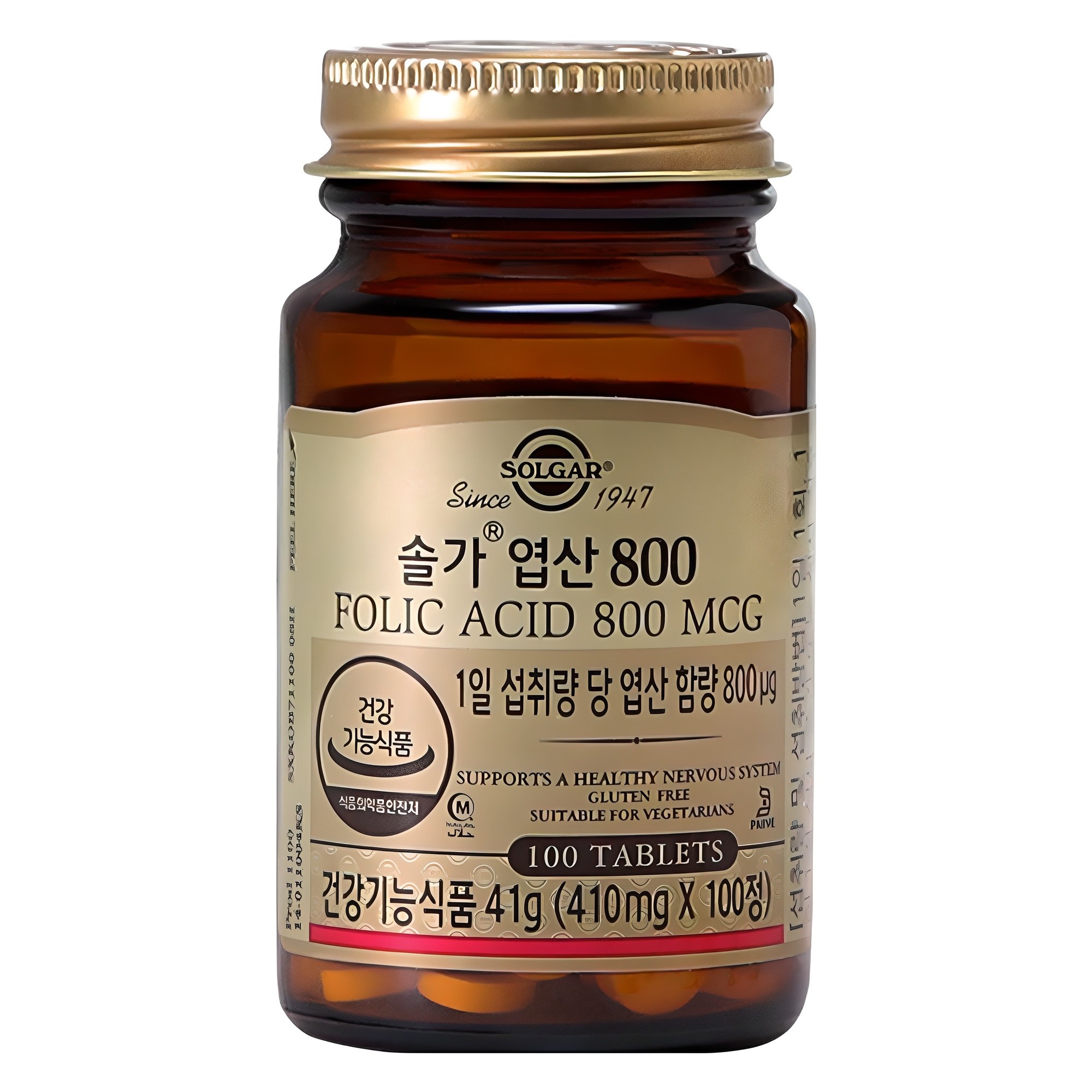 솔가 엽산 800, 100정, 1개 20,400원