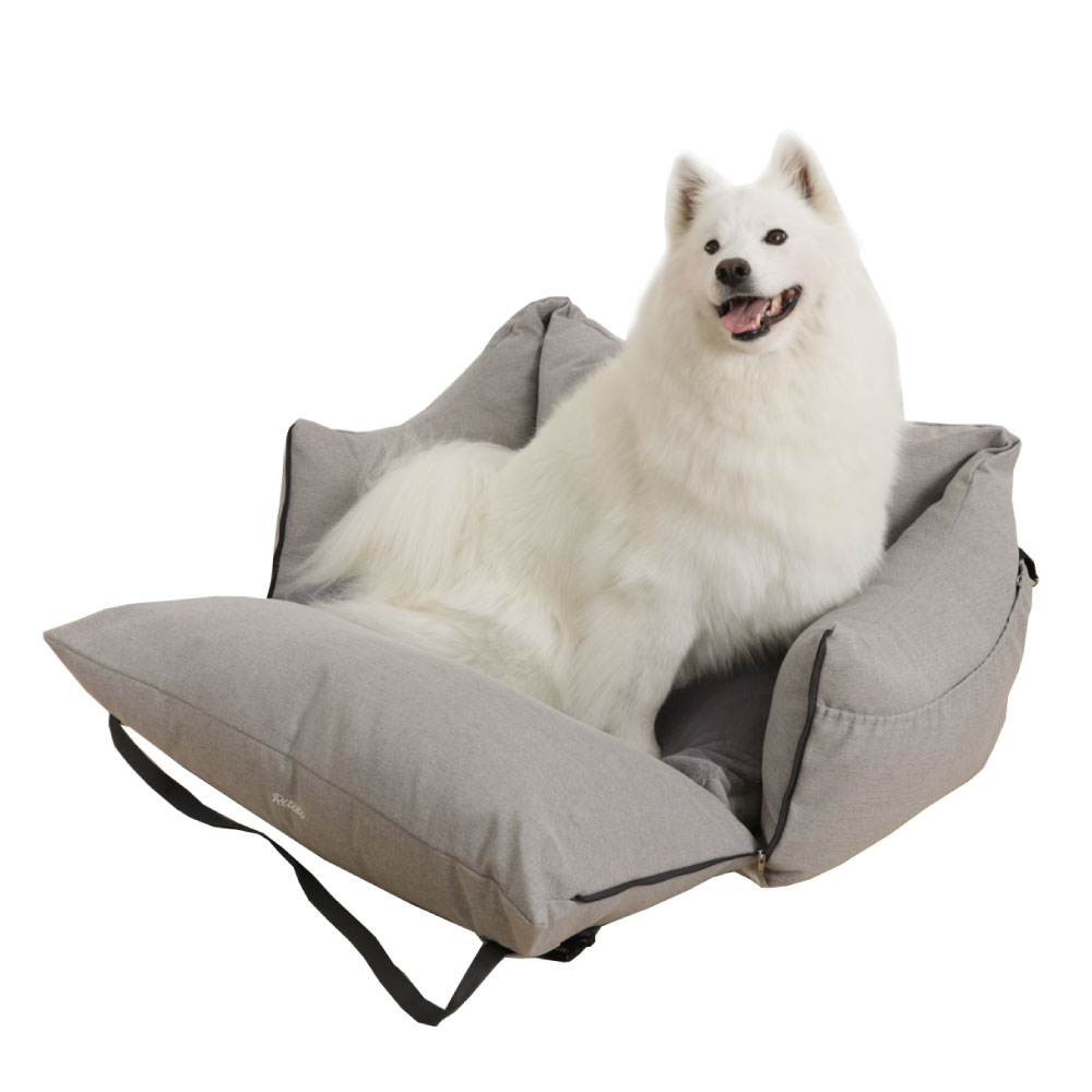 리토토 애견 강아지 대형견 카시트 특대형 대형 자이언트 카시트 드라이빙킷, 1개, 소프트그레이 109,000원