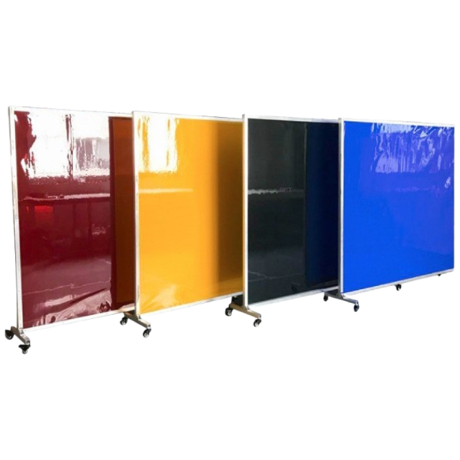 세이프베일 이동식 용접 가림막 차광막 불꽃방지 보호 커버 펜스, 노란색 153,450원