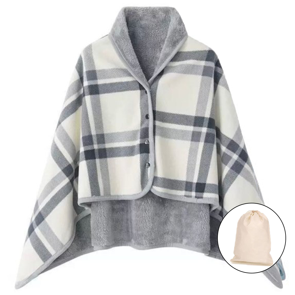 매이템 (대형140*100cm) 무릎담요+파우치포함 똑딱이담요 망토 밍크담요 사무실담요 극세사담요 차량용담요 차박 카페 캠핑담요 12,490원