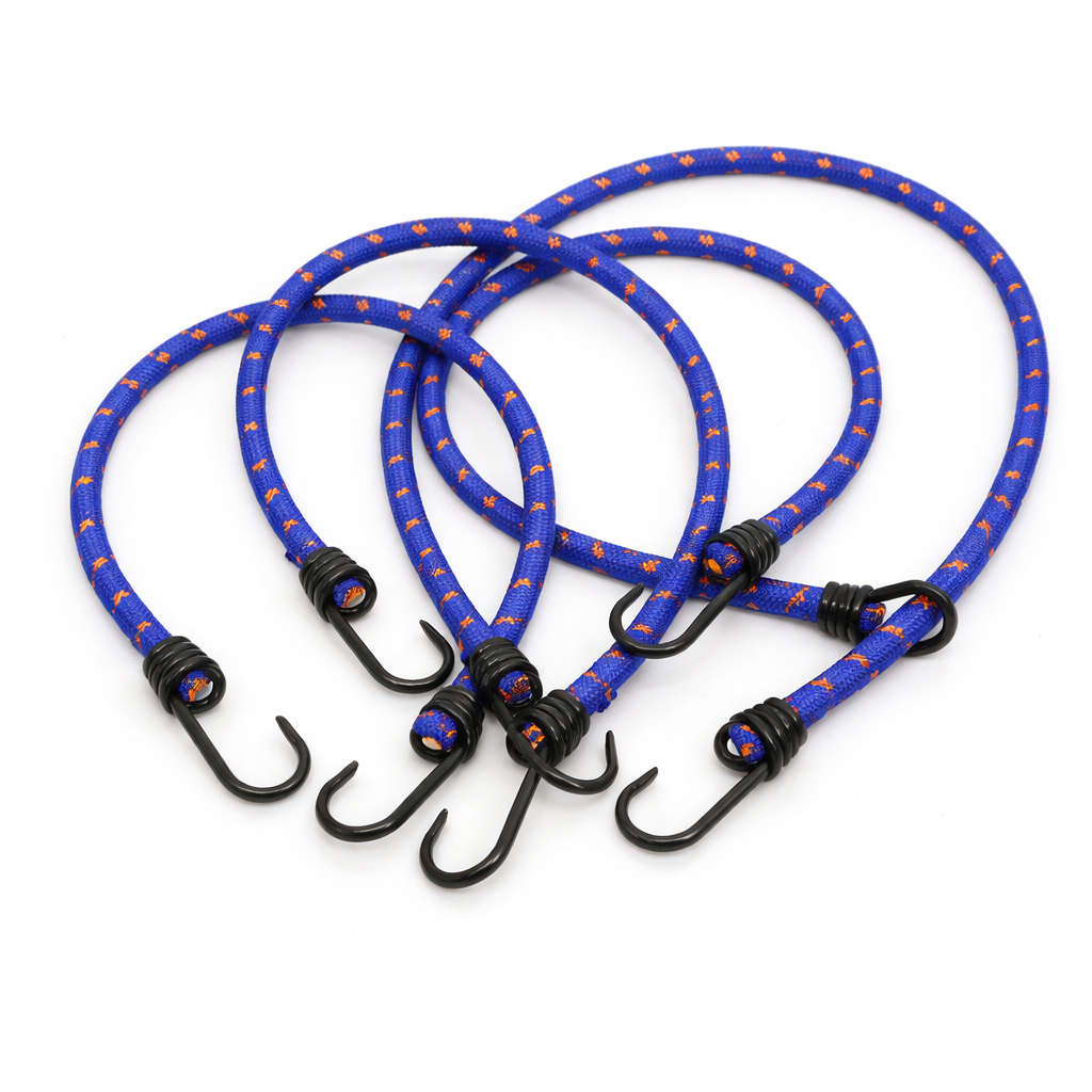 아띠꼴로 캠핑 스트레치코드 타프 스트링 텐트 탄성 로프 4개1세트, 블루 4,500원