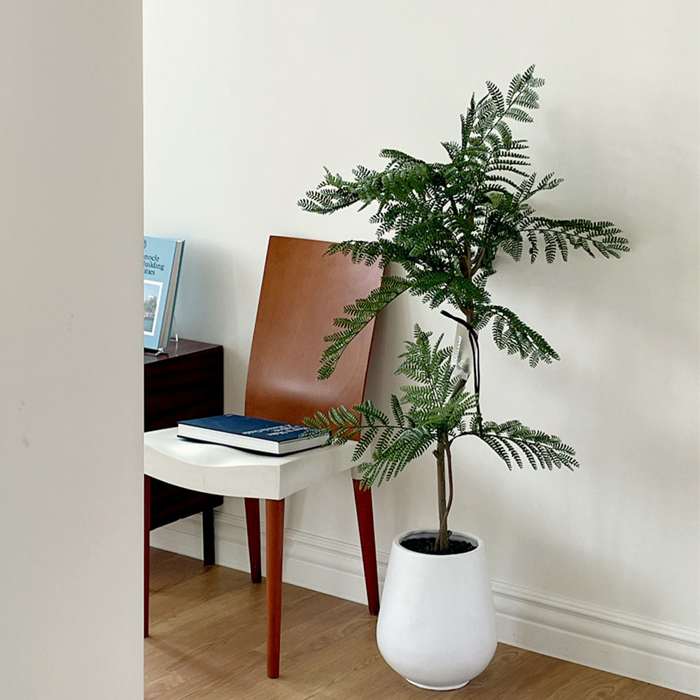 그리밋 리얼플랜트 자카란다 조화 대형 화분, 1.5m 심어서 배송, 1세트 159,000원