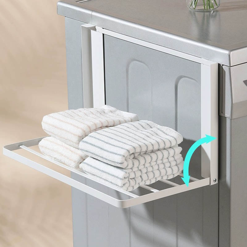 ZOZOFO 세탁기 냉장고 사이드 무타공 접이식 철제 자석 선반 13,390원