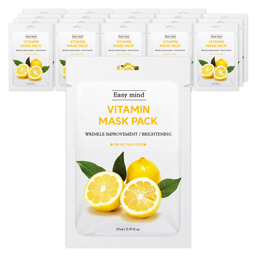 이지마인드 비타민 마스크팩 27ml, 20개, 1개입 8,000원