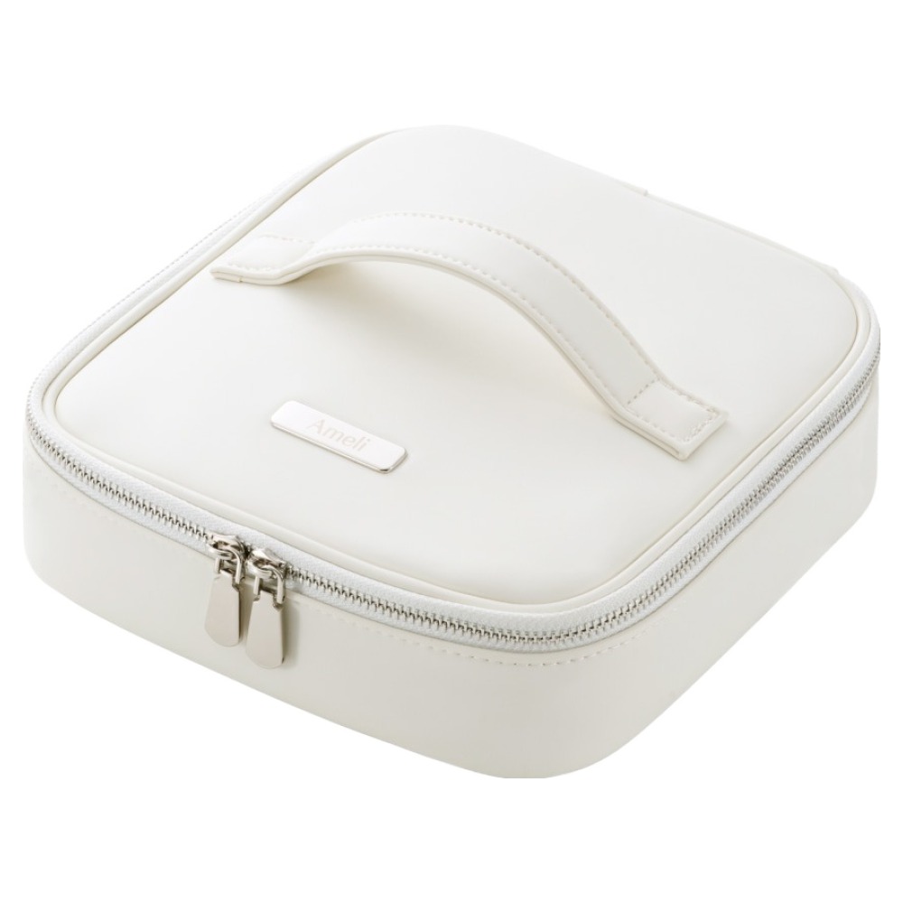 아멜리 트립 파우더룸 파우치, 1개, 화이트 아이보리 34,200원