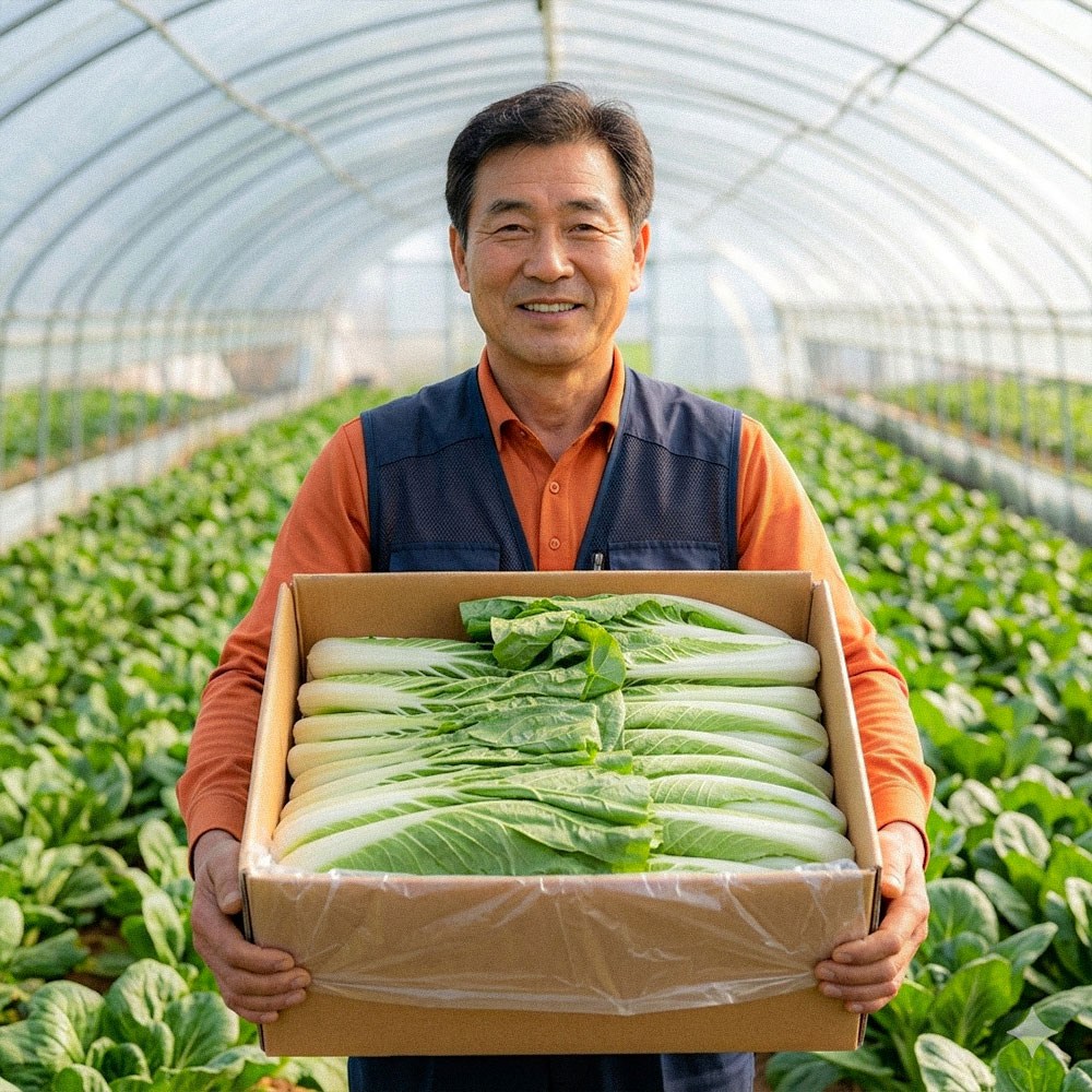 야채삼촌 전라도 얼갈이 배추 약 4kg 8,910원