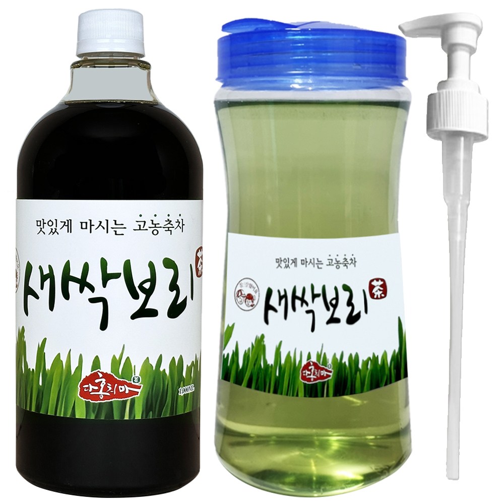 홍치마 대용량 목넘김좋은 유기농 새싹보리차 농축 새싹보리 원액 액상 1000ml 다홍치마, 1L, 1개입, 1개 32,000원