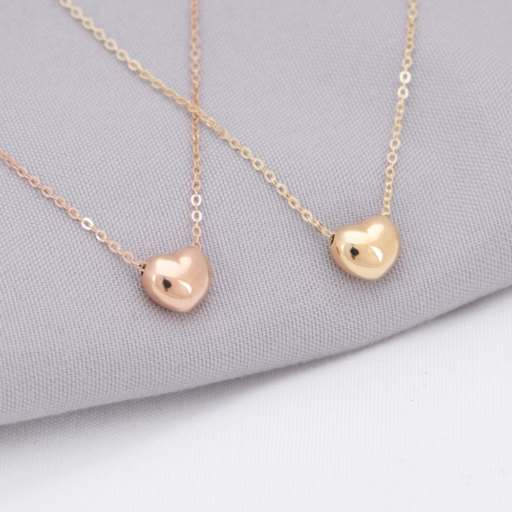 루키스톤 14k 통통 하트 목걸이 14k목걸이 298,000원