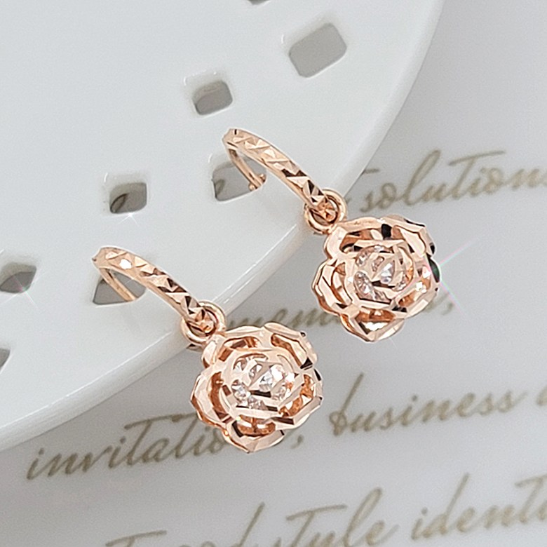 스타일돈나 14k 18k 로사 드롭귀걸이 여성 원터치 귀걸이 518,000원
