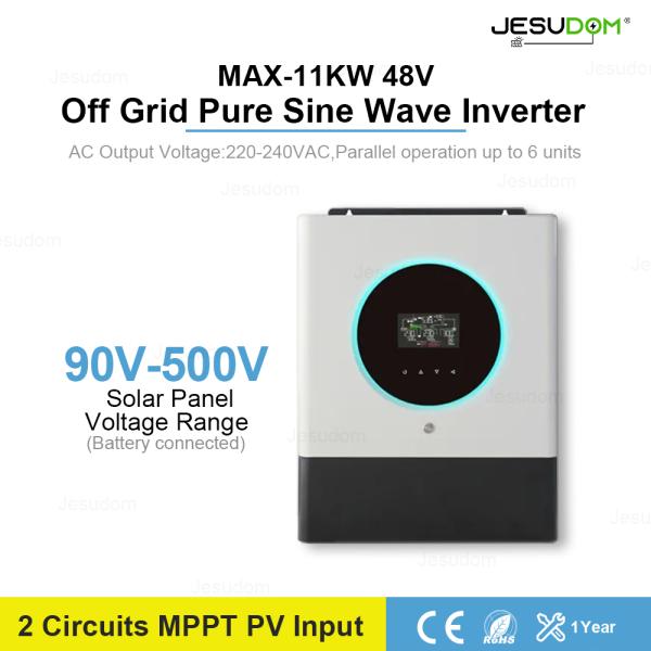 인버터 MPPT 11KW, 최대 6 150A 230VAC 하이브리드 내장, 충전 48VDC, 컨트롤러, PV 듀얼 사인파 입력 태양광 순수 병렬, 유닛 1,184,140원