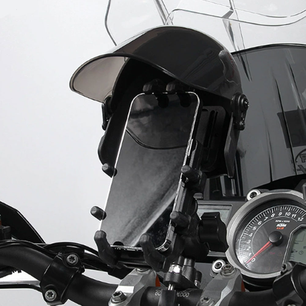 인밸 오토바이 자전거 휴대폰 햇빛가리개 빗물차단 스마트폰 가림막 거치대, 블랙 17,200원