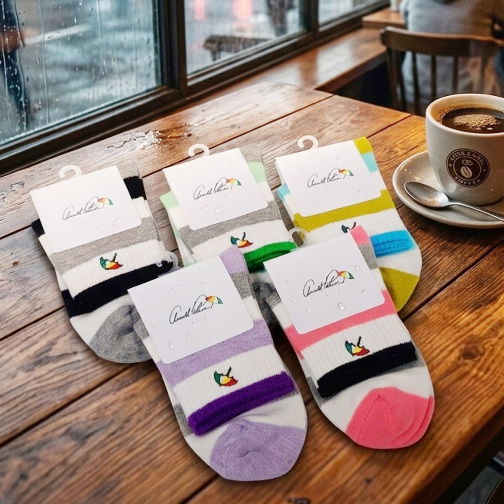 아놀드파마 여성패션양말 비비드중목 6켤레 SL019 19,500원