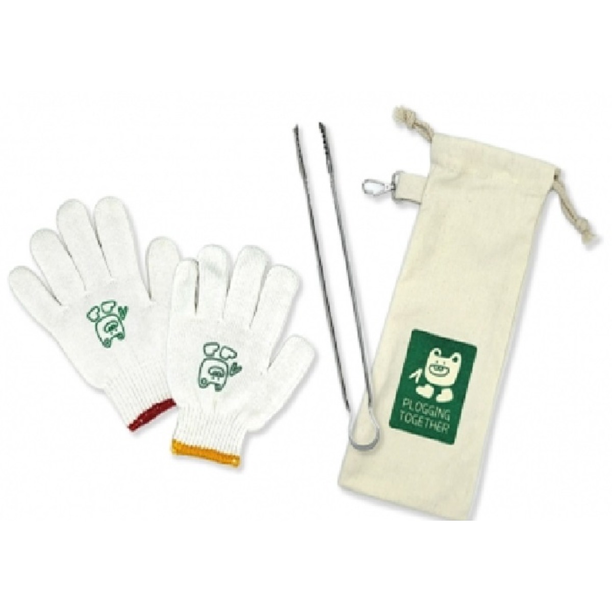 플로깅 키트 줍깅 쓰줍 쓰레기 집게 클린하이킹 캠핑 초등 중학교 고등학교 환경봉사활동 교구 6,500원