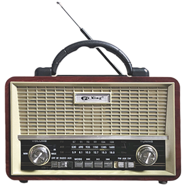 효도라디오 단파 휴대용 고성능 블루투스 USB SD카드 AUX 클래식 레트로, 레드브라운 30,900원
