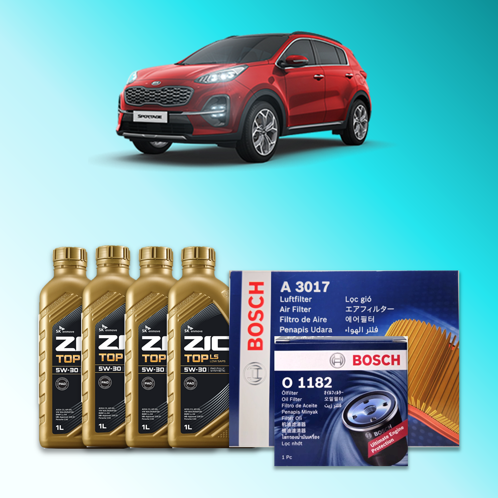 스포티지 더 볼드 (QL) 2.0 가솔린 엔진오일세트 SK 지크 탑 LS 5W30 (ZIC TOP LS) 70,300원