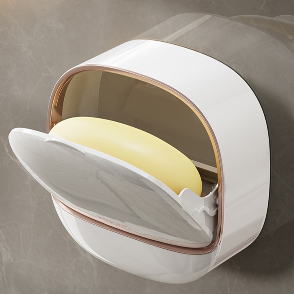 아케이바이 무타공 고급형 비누 보관함, 흰색, 4개 16,690원