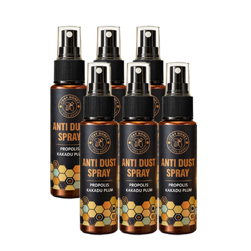 [한혜진X굿데이] 호주산 굿데이허니 안티더스트 스프레이 고함량 뿌리는 프로폴리스 카카두플럼, 6개, 30ml 180,000원