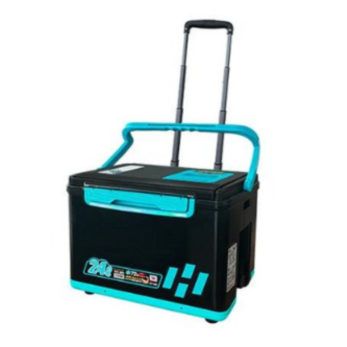 HDF 해동 카리스마 캐리쿨러 24리터 24L 아이스박스 낚시 낚시쿨러, 1개, 24L, 24리터 캐리쿨러 블랙EM 210,000원