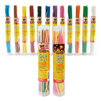 토루 라인클레이/12색/형광/야광/단색/클레이/지점토/찰흙/고무 6,970원