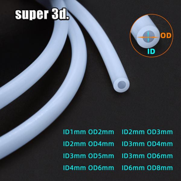 보덴 압출기 PTFE 튜브 파이프 3D 프린터 부품 1m, J-헤드 핫엔드 V5 V6 1.75mm /3mm 필라멘트 ID 2mm OD 4mm 11,110원