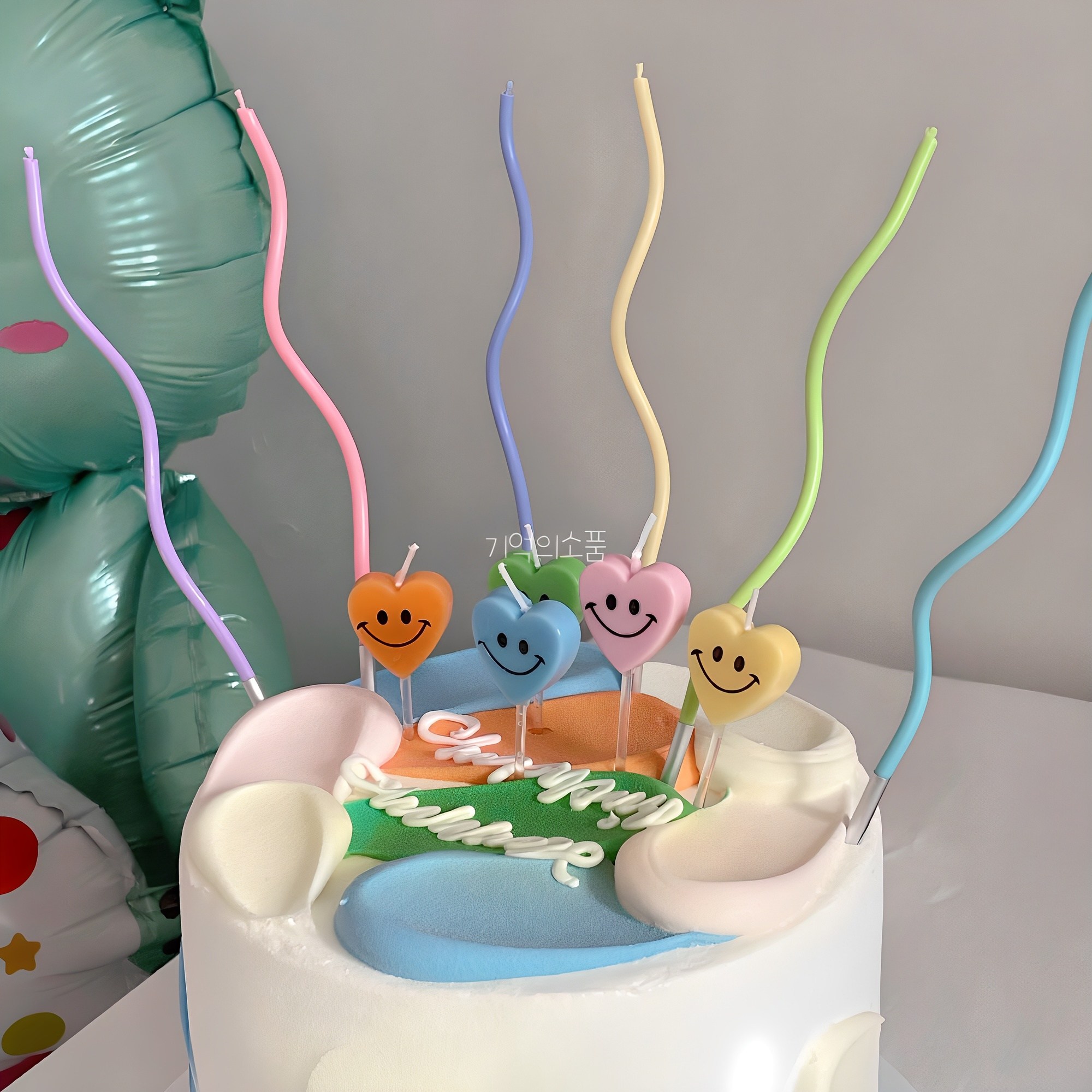 기억의소품 우유 파스텔 꼬불초 생일초 7,910원