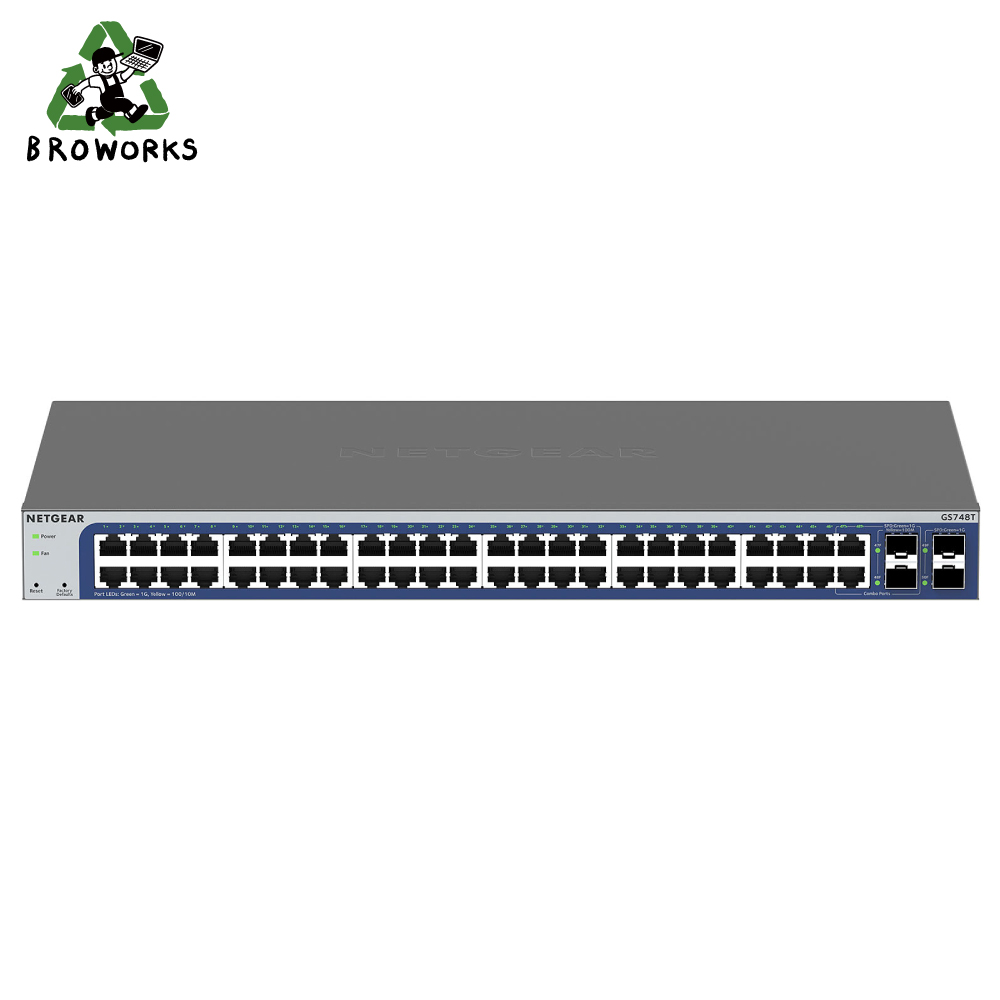 넷기어 GS748Tv6 [스마트스위치 / 1Gbps 48Port or 1Gbps 2Port SFP + 1Gbps 2Port SFP / Desk or Rack Type] 900,000원