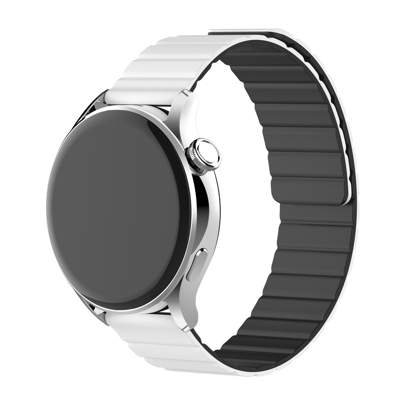 SKENOS 20mm 22mm 표준 실리콘 마그네틱 스트랩 갤럭시워치 레드미워치5 어메이즈핏 와피치 호환 12,160원