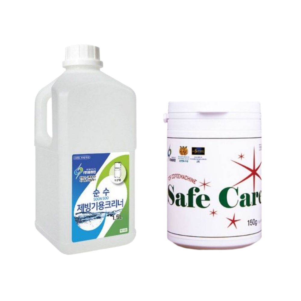 비츄인 순수 제빙기 세정제  + 세이프케어 타블렛 알약형 2종세정제 150g 제빙기관리 커피머신 세척제 세트 46,800원