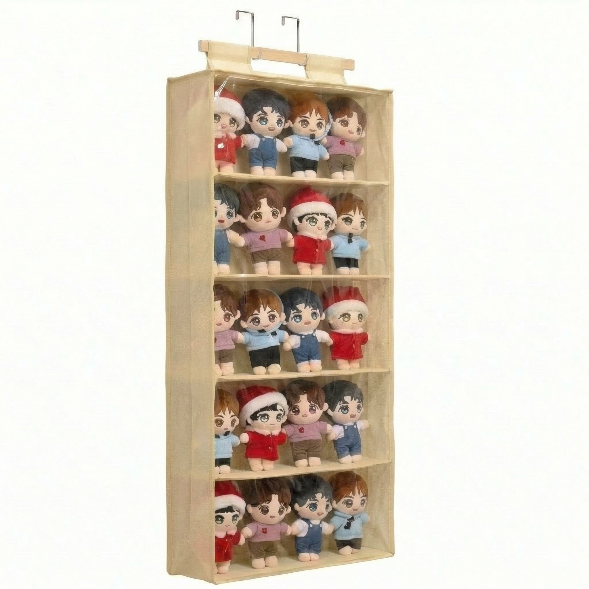 두리치 문걸이 인형 정리함 투명 장난감 선반 보관함 6단 28,800원