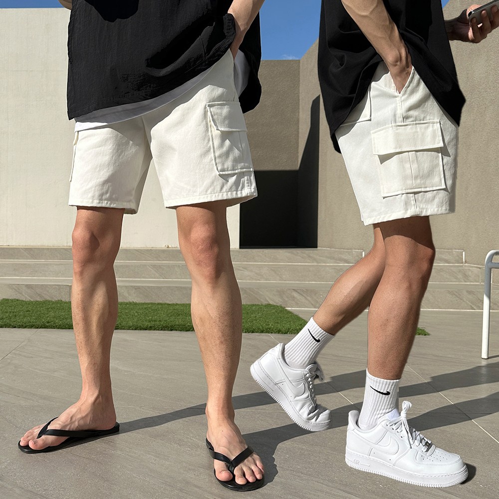 맨즈셀렉터 남자 여름 카고 밴딩 반바지 18,800원