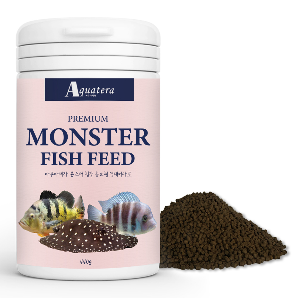 아쿠아테라 침강성 중소형입자 몬스터 열대어 사료, 440g, 1개, 현재가 7,500원