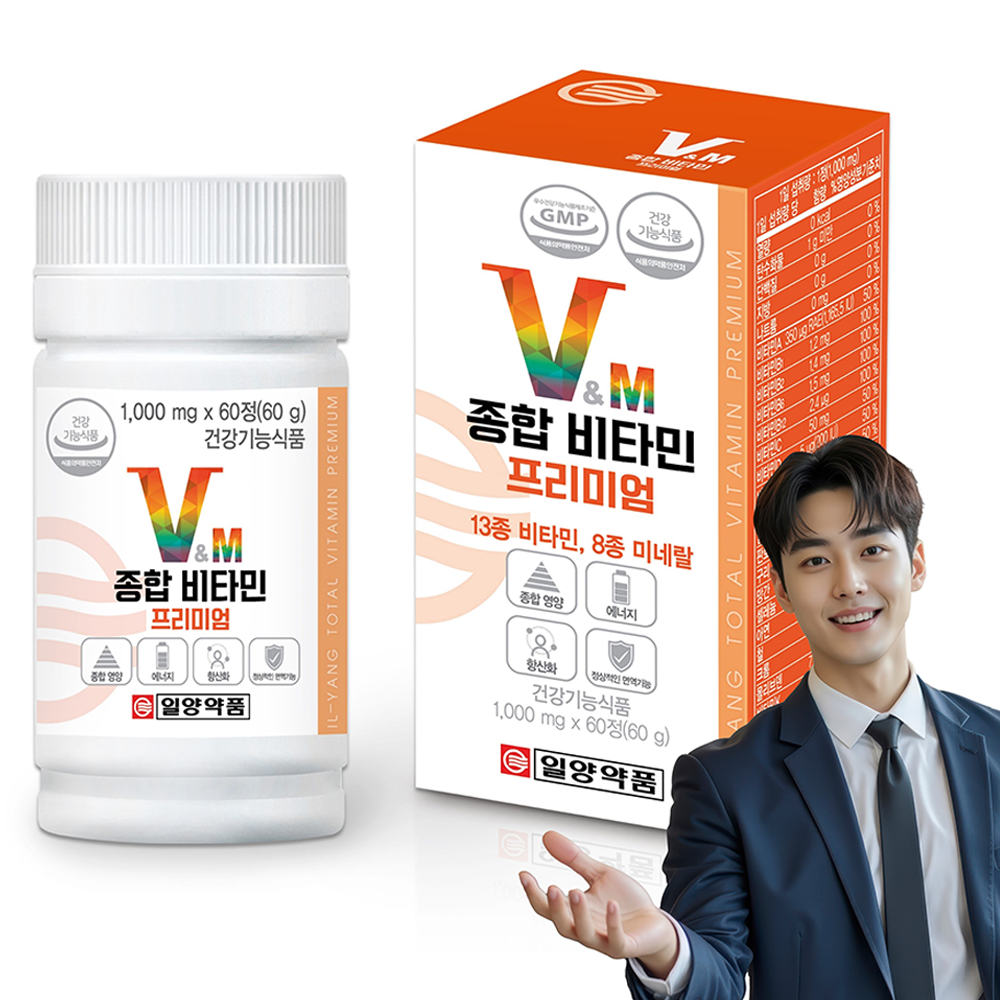 일양약품 종합비타민 프리미엄, 60정, 1개 10,400원