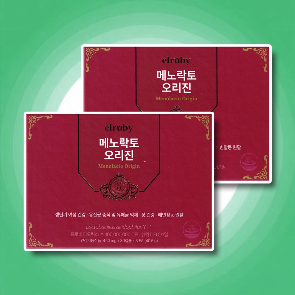 최신상 메노락토 오리진 6개월분 갱년기유산균 YT1 259,800원