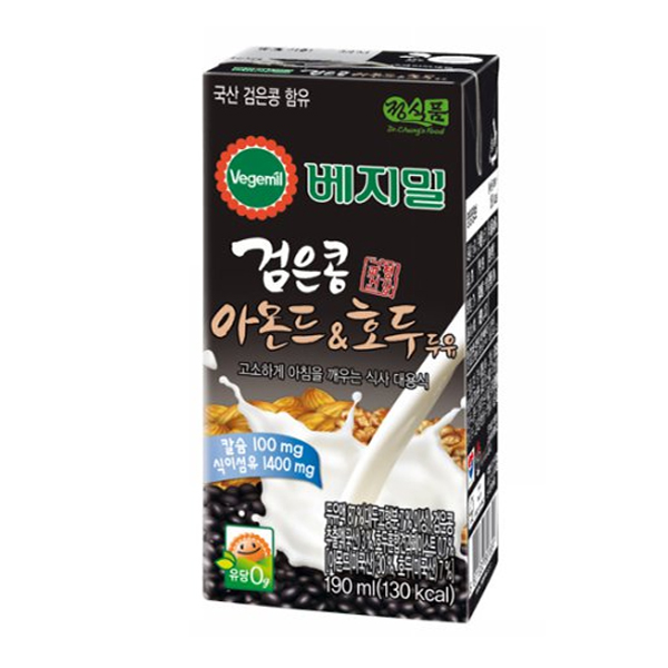 베지밀 검은콩 아몬드와호두 190ml x 72팩, 190ml, 72개 53,200원
