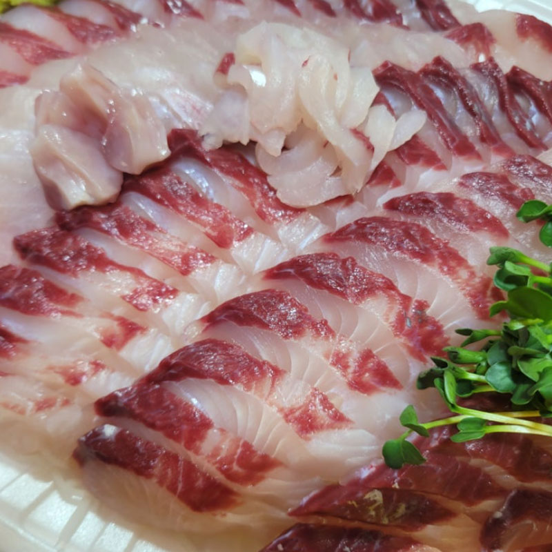 [썰어져 발송] 횟감용 보리 숭어회 슬라이스 300g-통영 조업 당일 발송, 1세트, 300g 19,900원