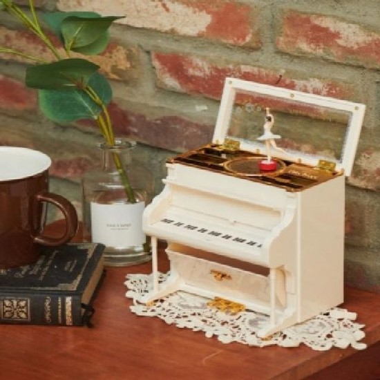 춤추는 발레리나 화이트 피아노 오르골 ykm*4965kJ 23,370원