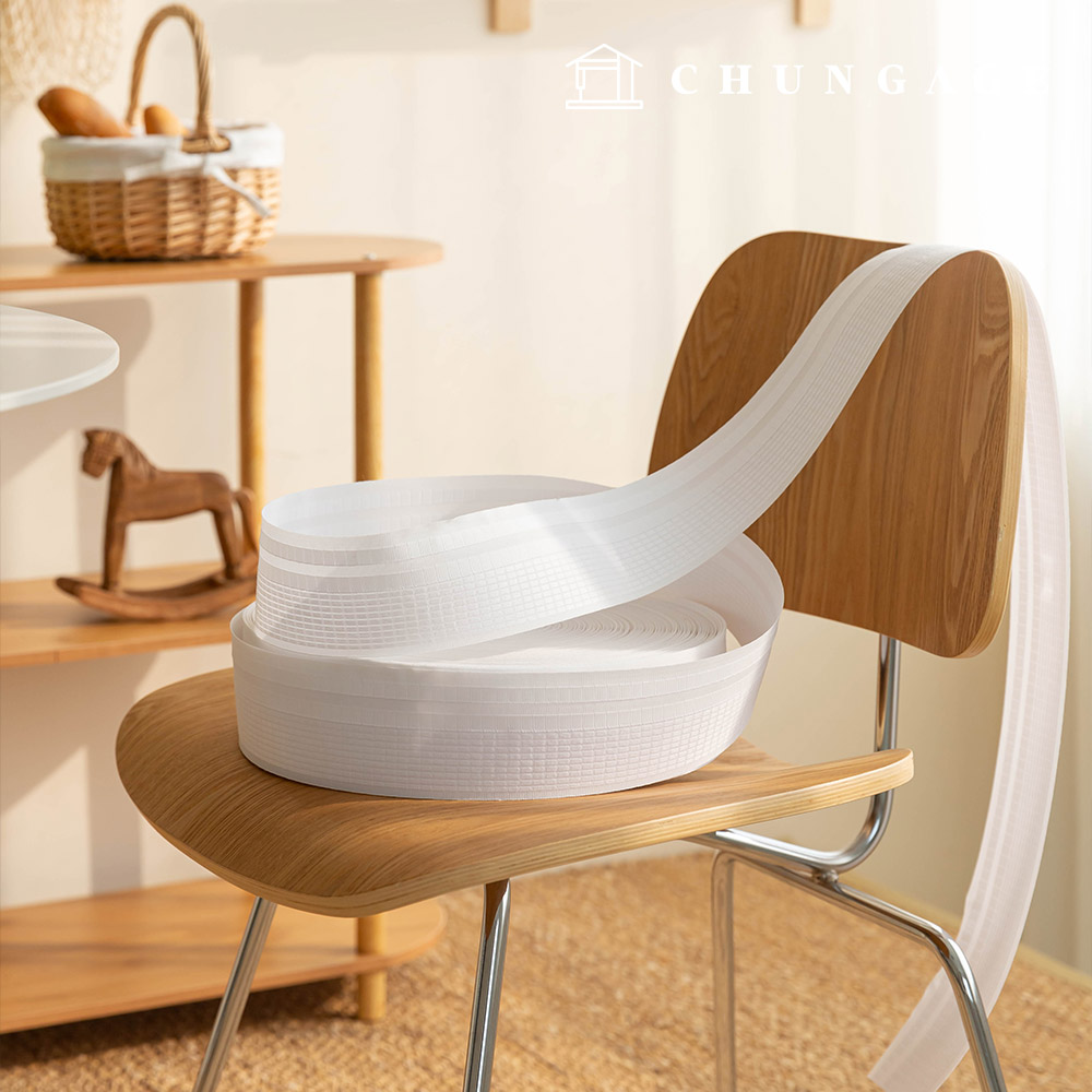 커튼 심지 주름 형상 커튼 심지 화이트 800원