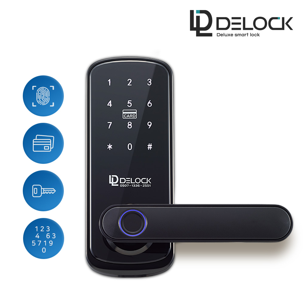 [무료설치] 딜락 신제품 Y10 지문인식 목문용 도어록 무타공 카드키2개+비상키2개+번호키 이중인증가능 음성안내 차임벨기능 비상전원 나무문 판넬문용 방문 손잡이 사무실 디지털도어락, 방문설치, Y10 145,000원